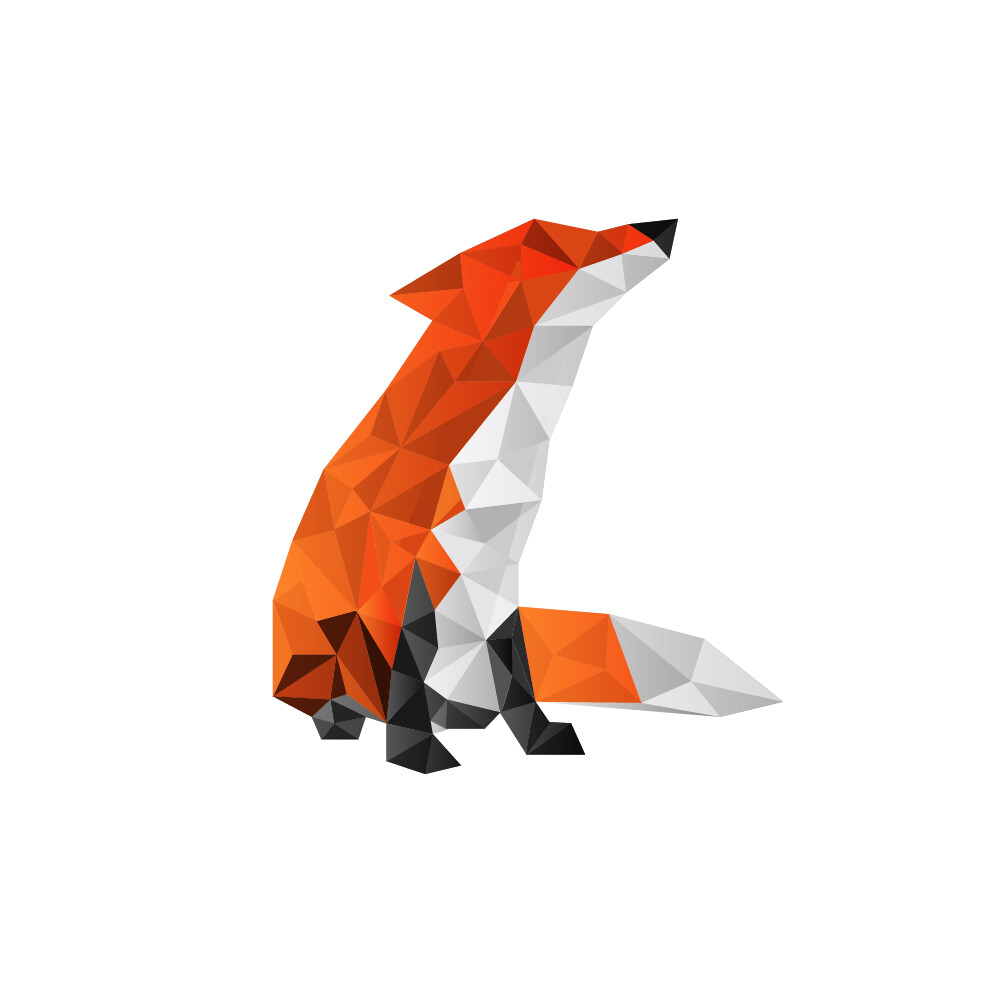 MaximusMaaan Art - Low poly fox