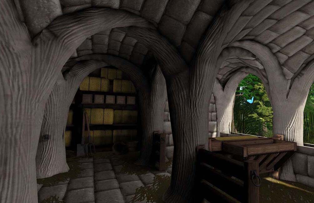 Stable building - int detail