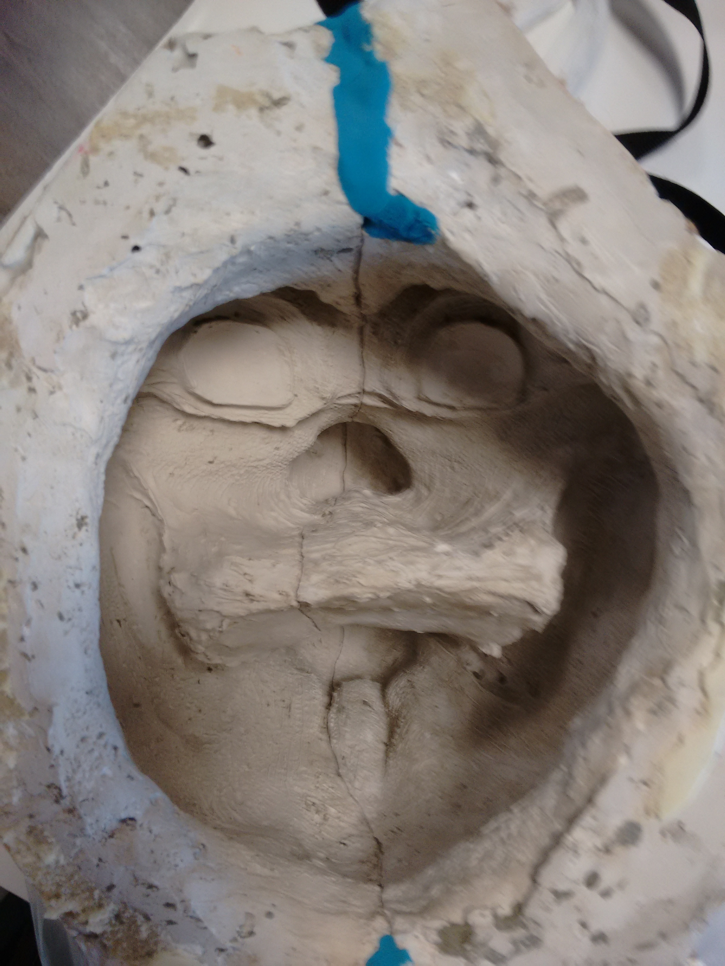 Plaster mold assembled