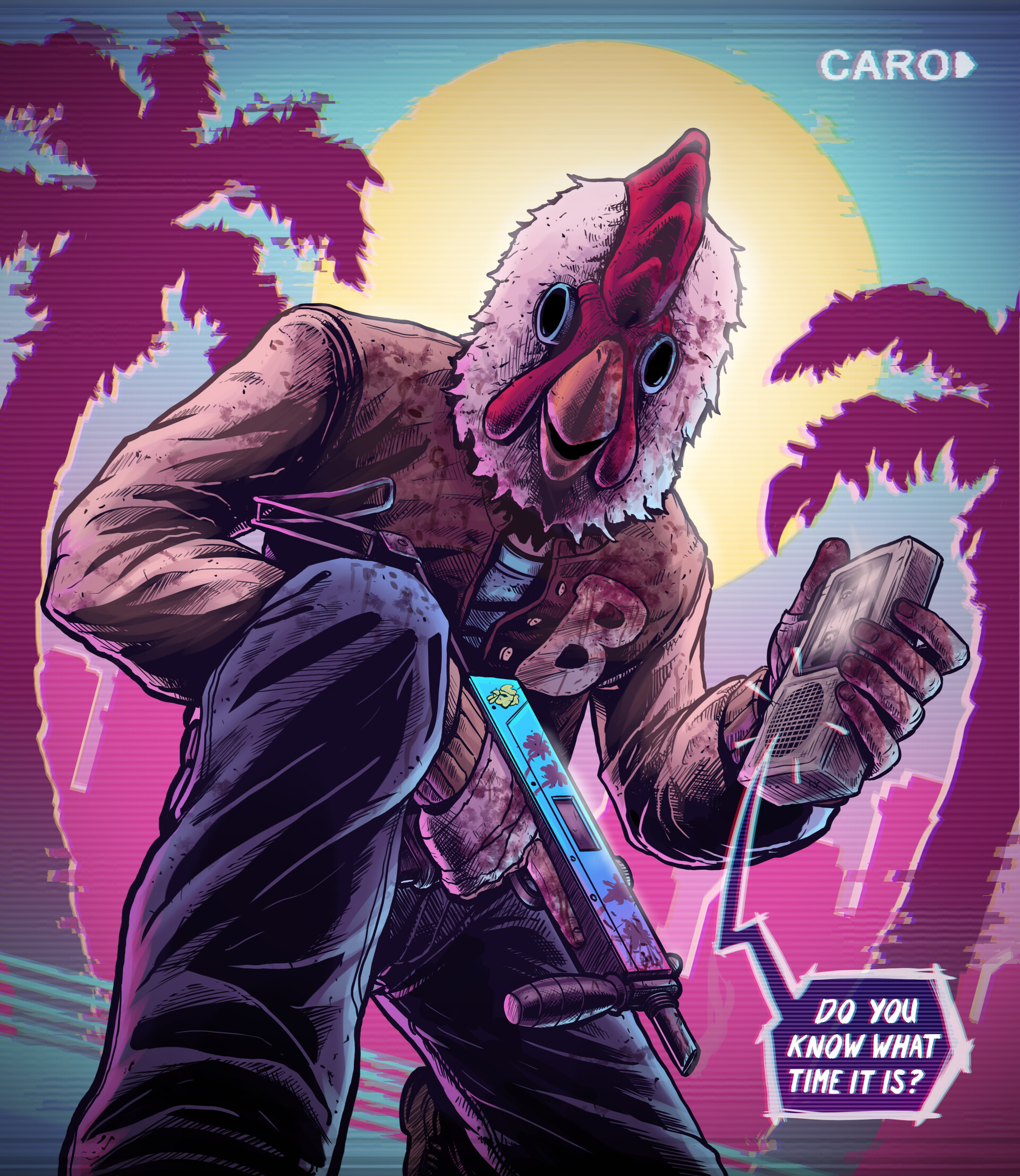 Payday 2 hotline miami pack фото 69