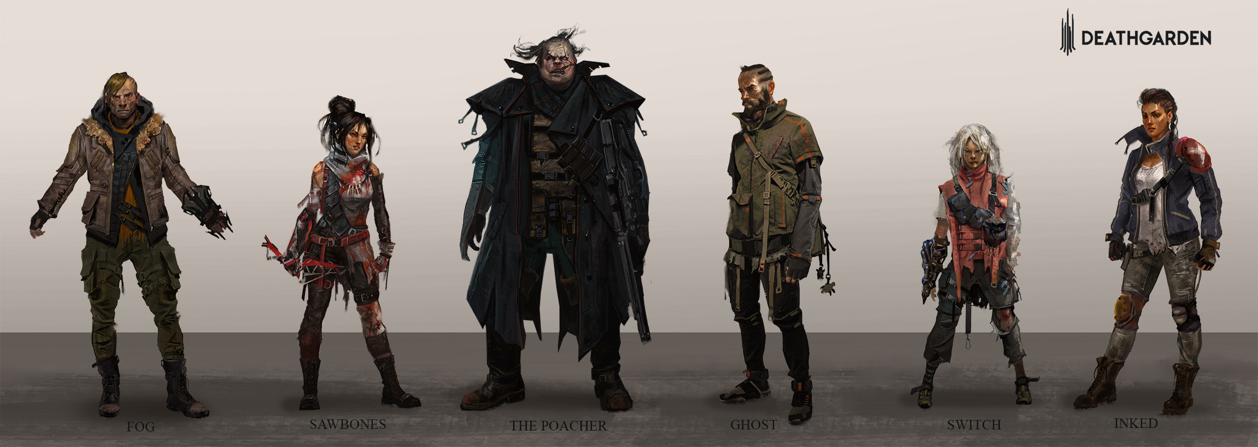 DeathGarden character concepts