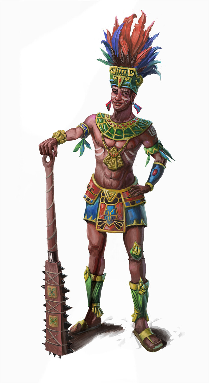 Aztec Warrior Pic - Carinewbi
