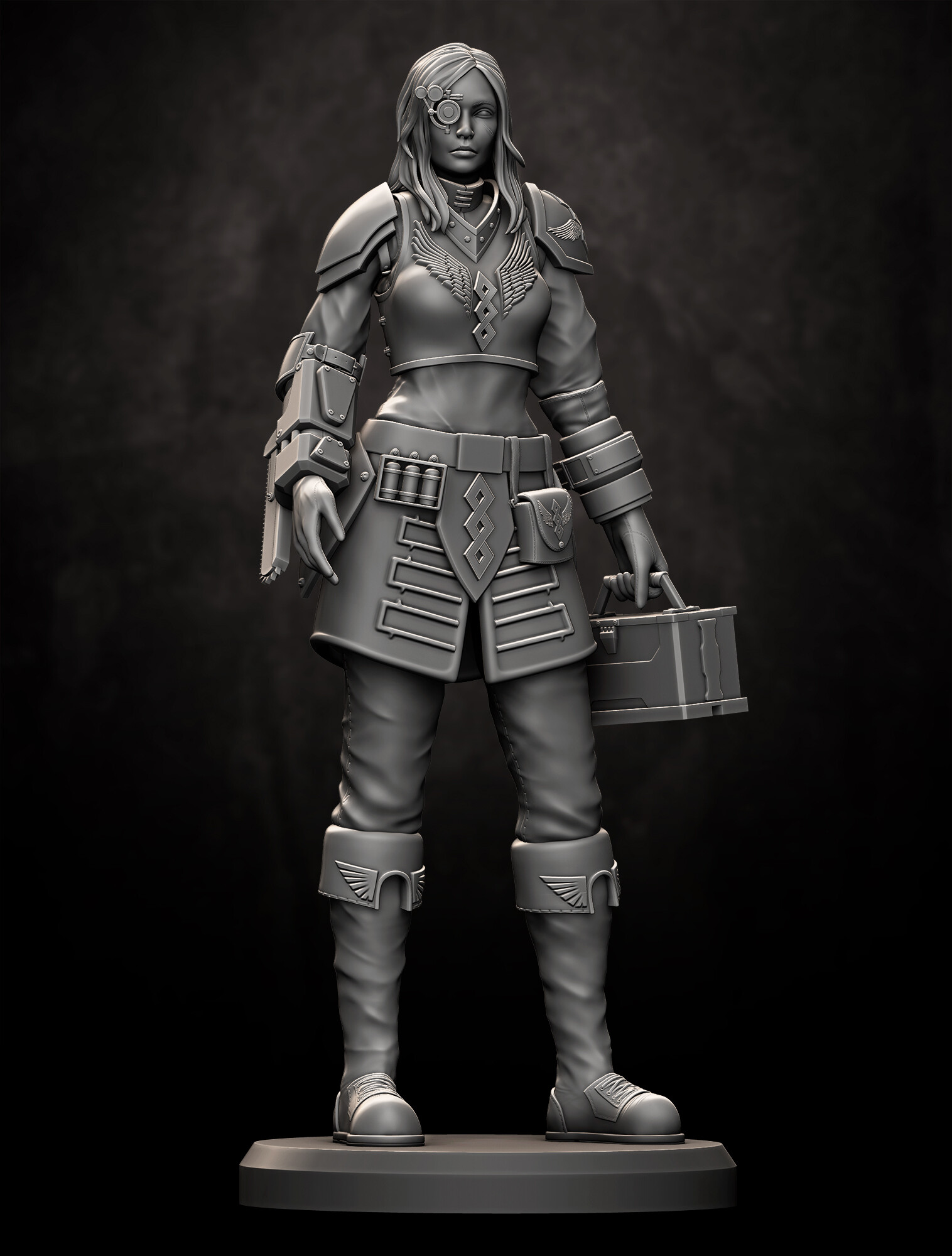 Marina Titania Imperial Guard Medic Warhammer