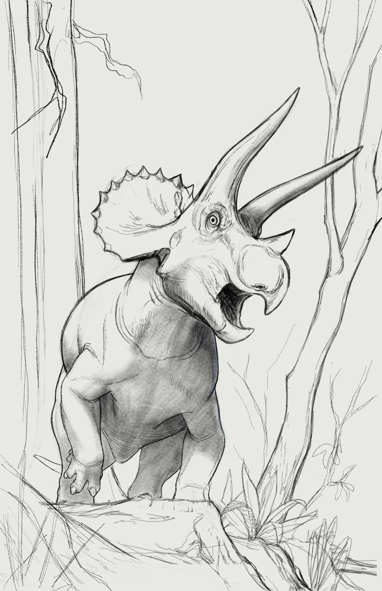 beasts of the mesozoic triceratops