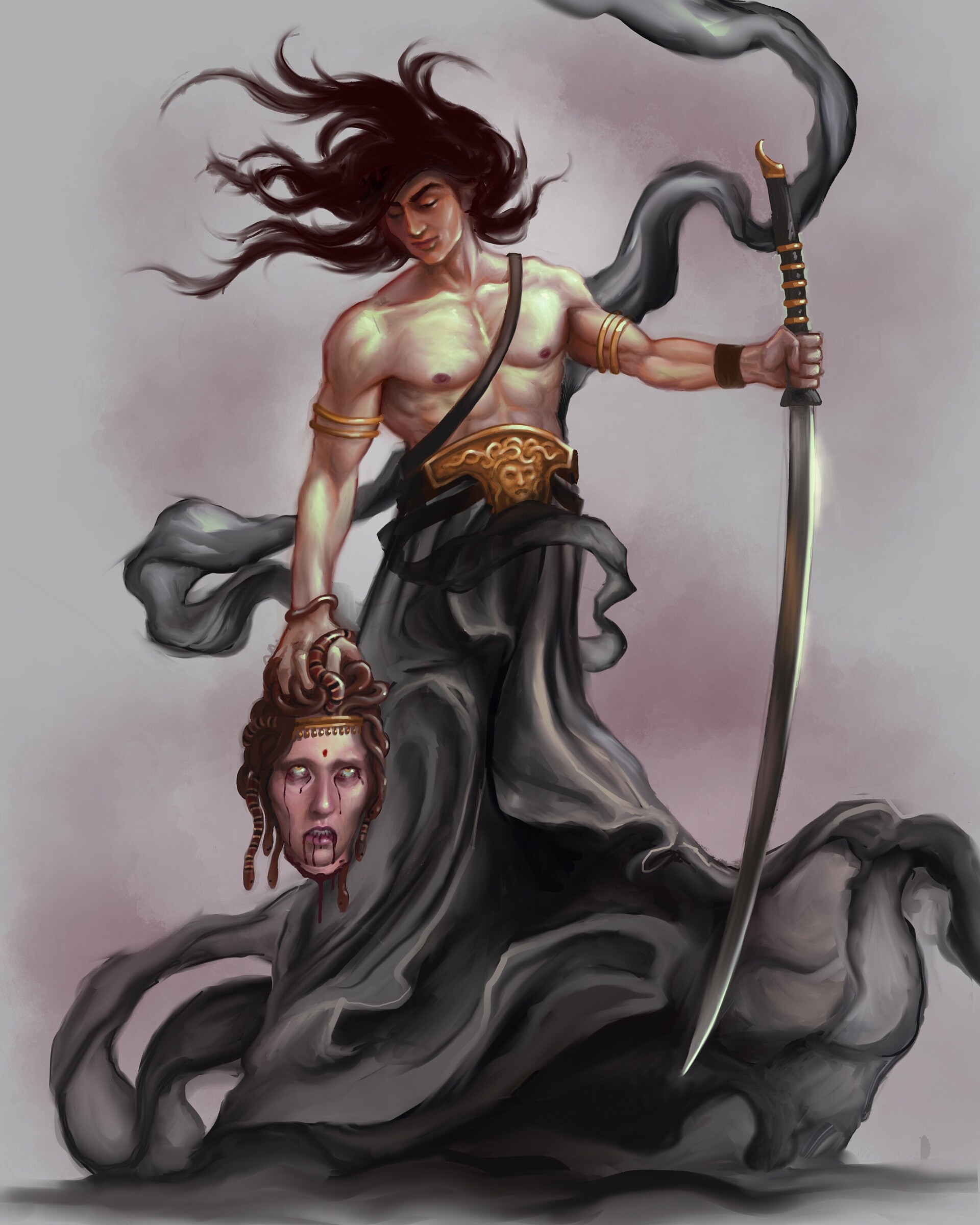 ArtStation Perseo and Medusa