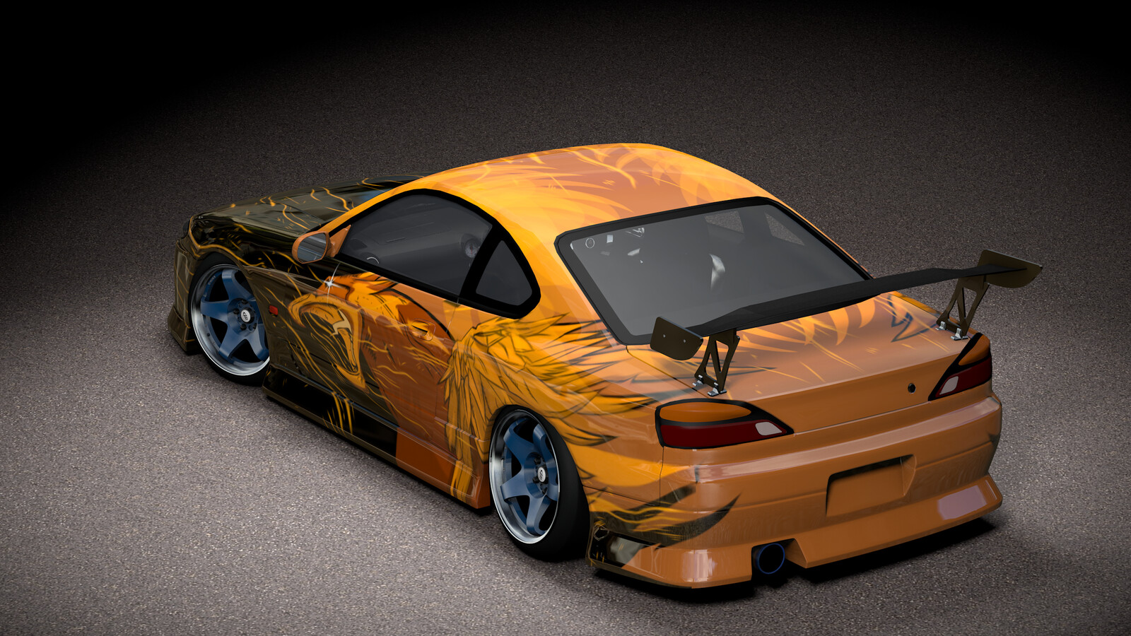 Silvia s15 винил развертка