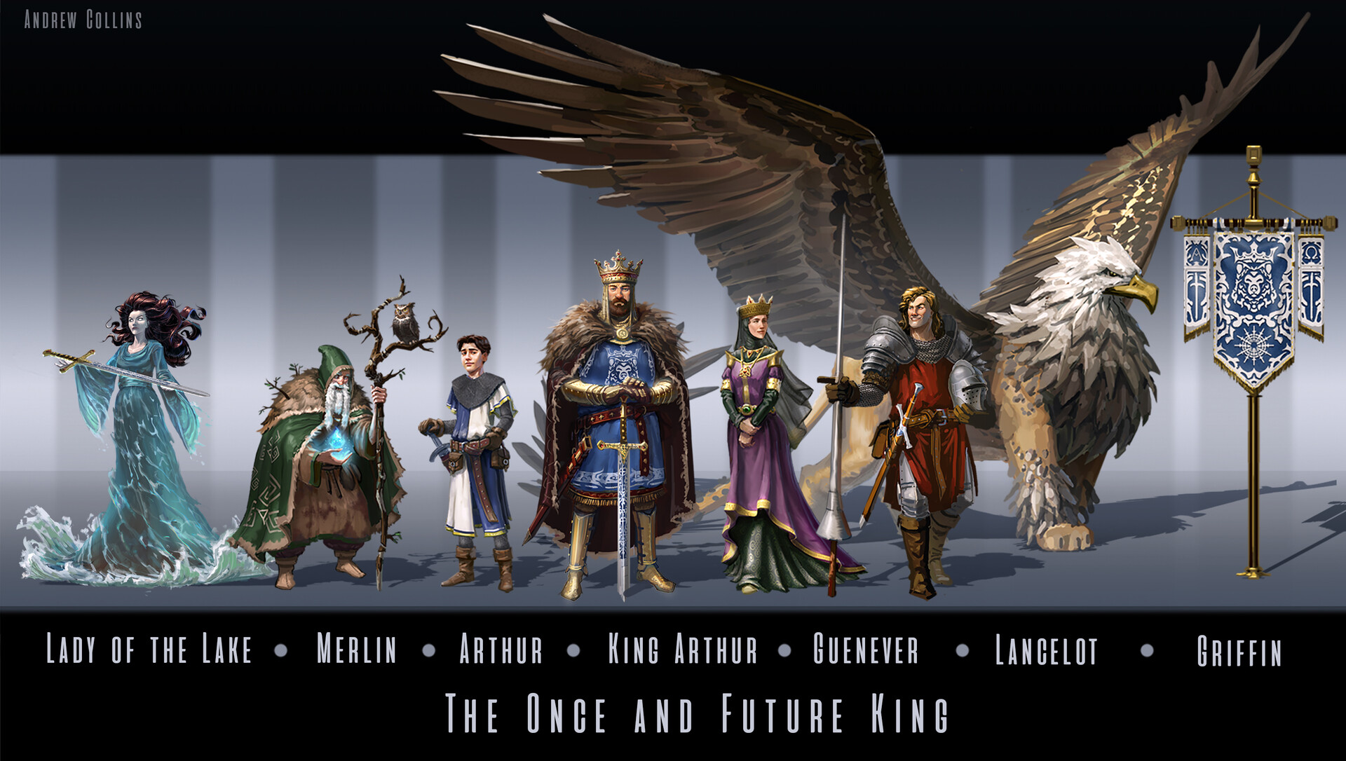 Artstation The Once And Future King Andrew Collins
