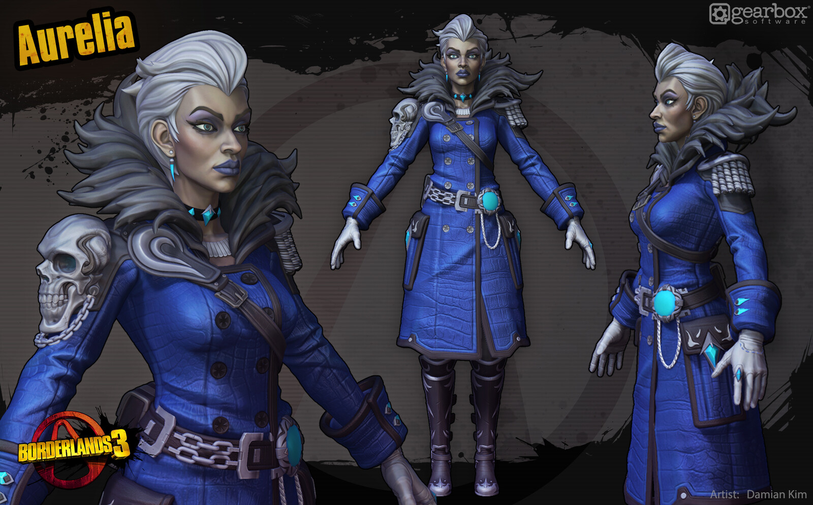 Damian Kim Borderlands 3 Aurelia Character Art