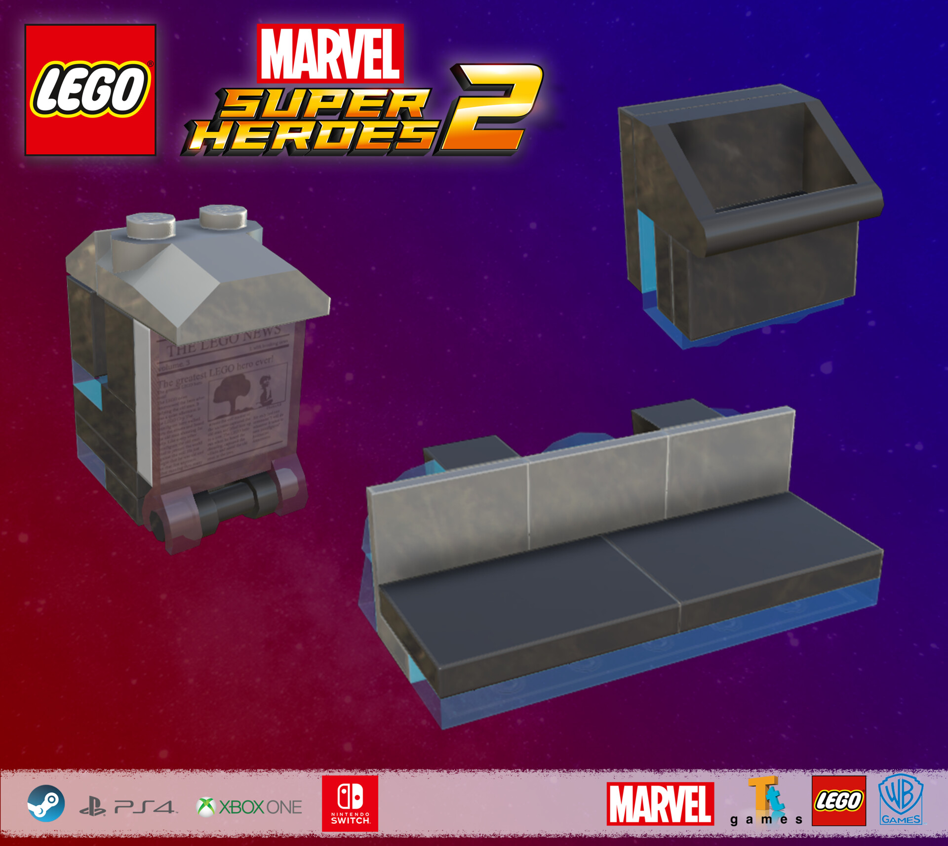 Midlertidig Duplikere Rosefarve Dayle Jones - LEGO Marvel Superheroes 2 Props