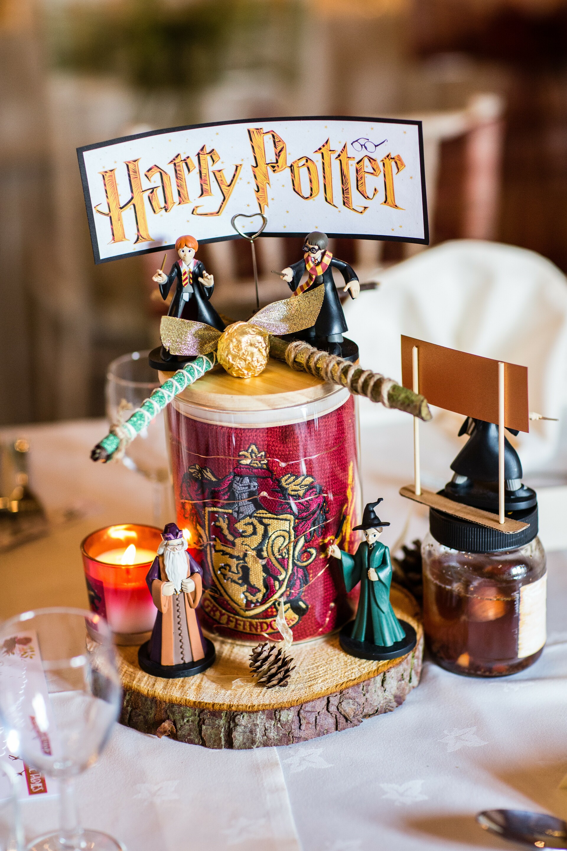 Harry potter centerpieces wedding 60 photos - Astyledwedding.com