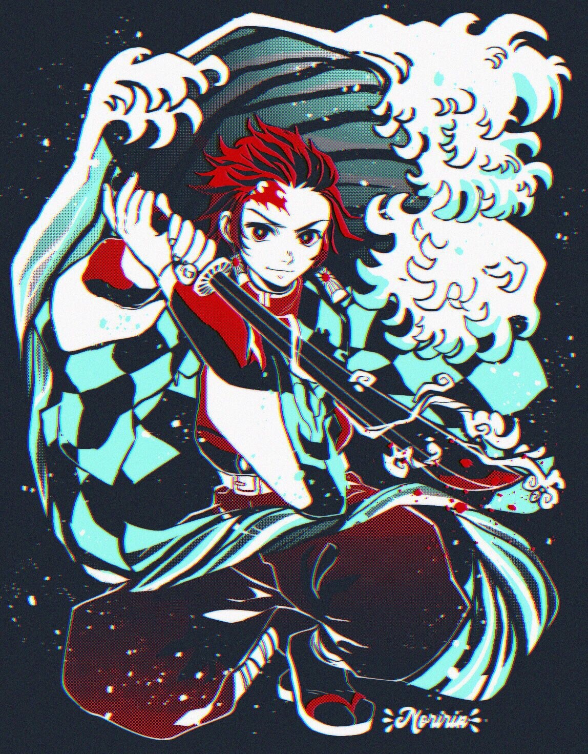 Get Wallpaper Artstation Kimetsu No Yaiba Tanjirou Noririn Art Free