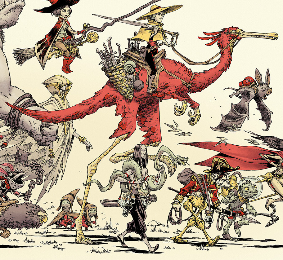 Concept art by Jake Parker