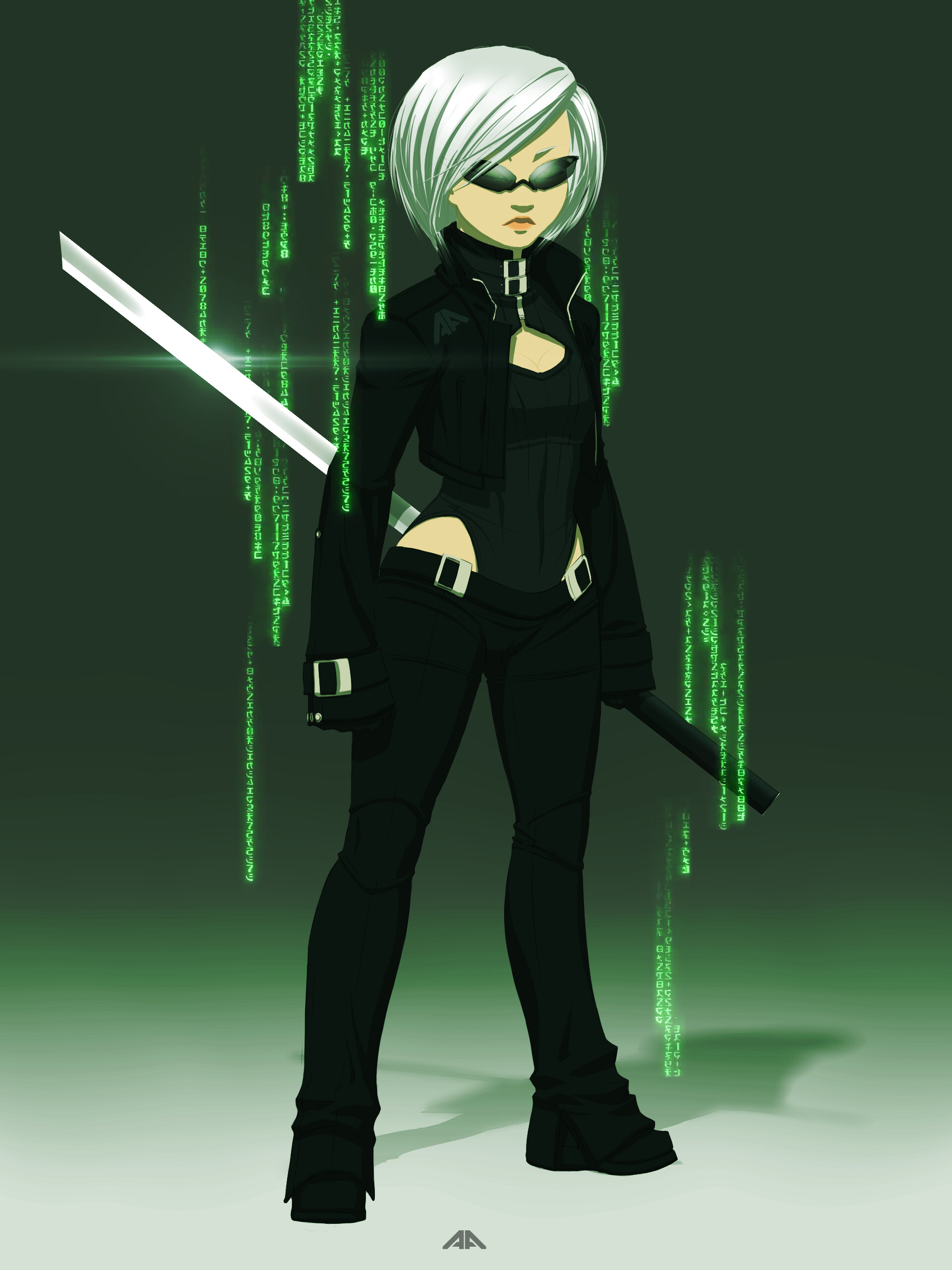 Artstation Matrix Girl Anthonio Amaury