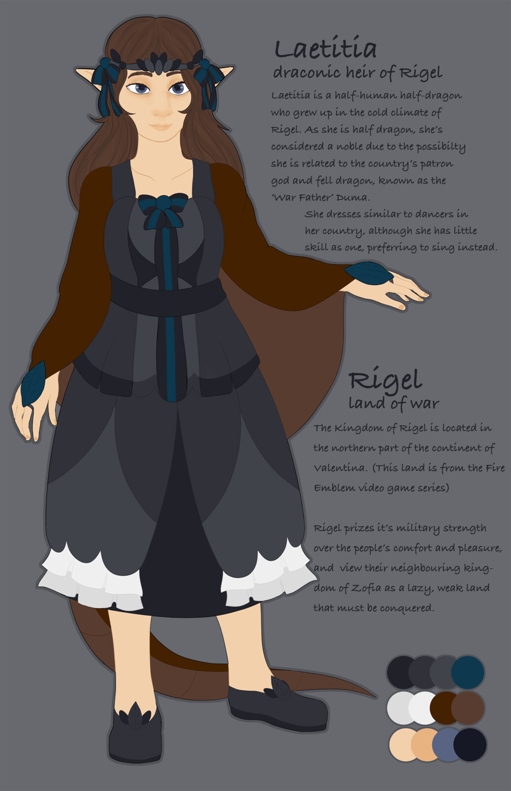 Finished Character Design Reference