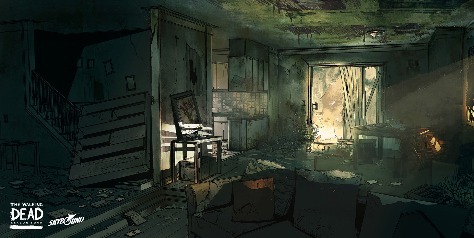 Joyce (Zhuosi) Xu Clementine's house revisited Walking Dead Telltale