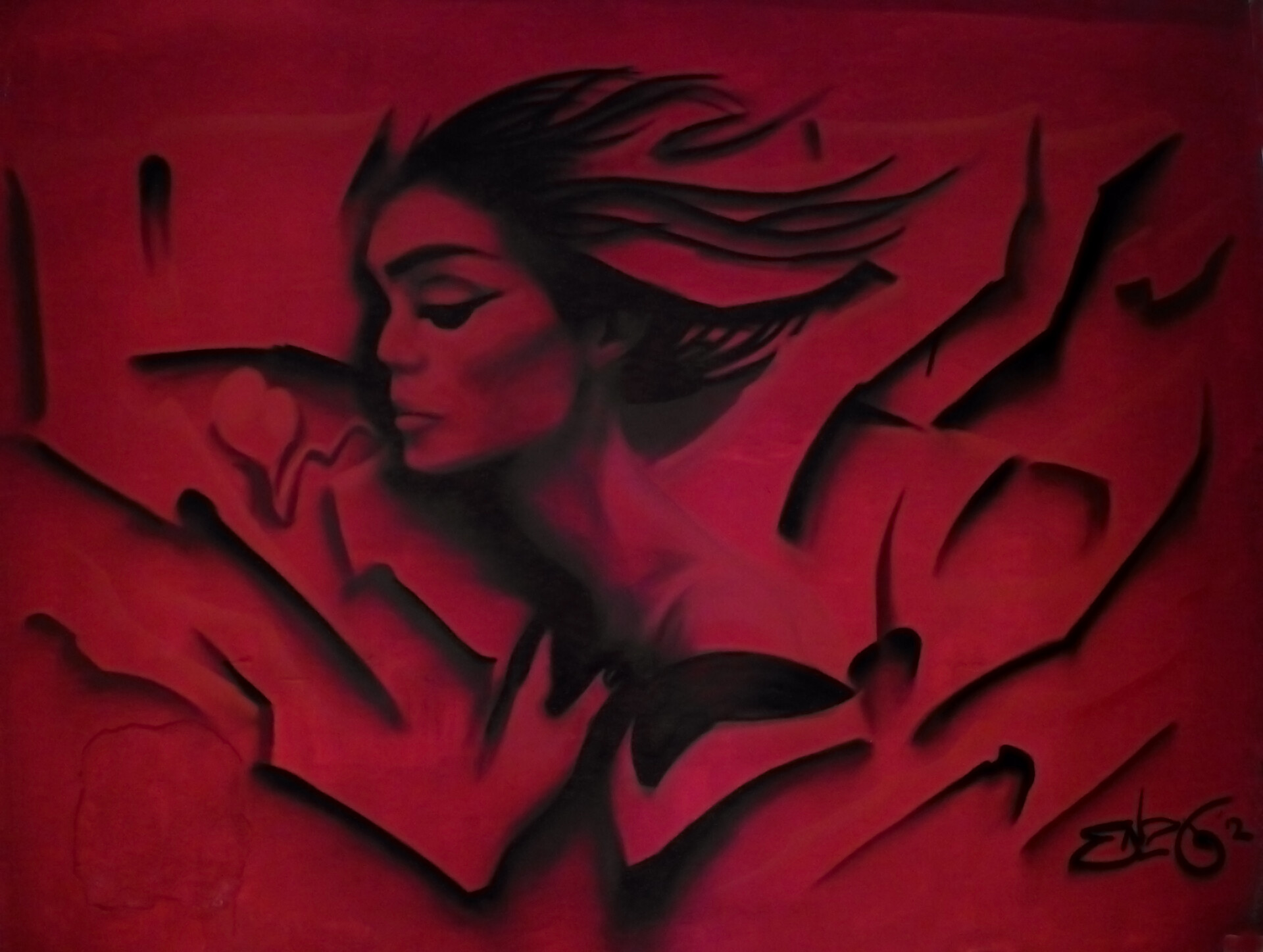 Guy Milner Game Artist Traditional Painting Aerosol