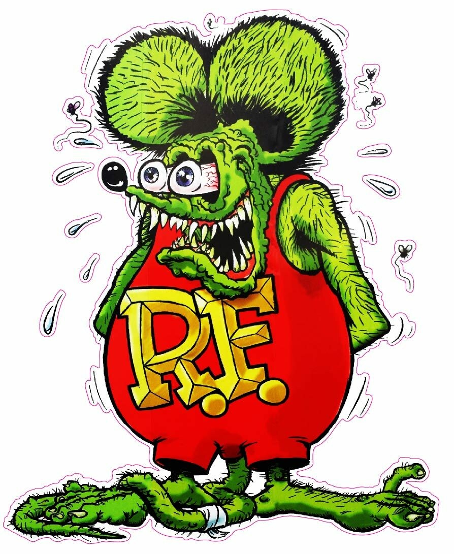 Gilberto Tenorio-Pindter - Rat Fink - Fan Art, image size:894x1091