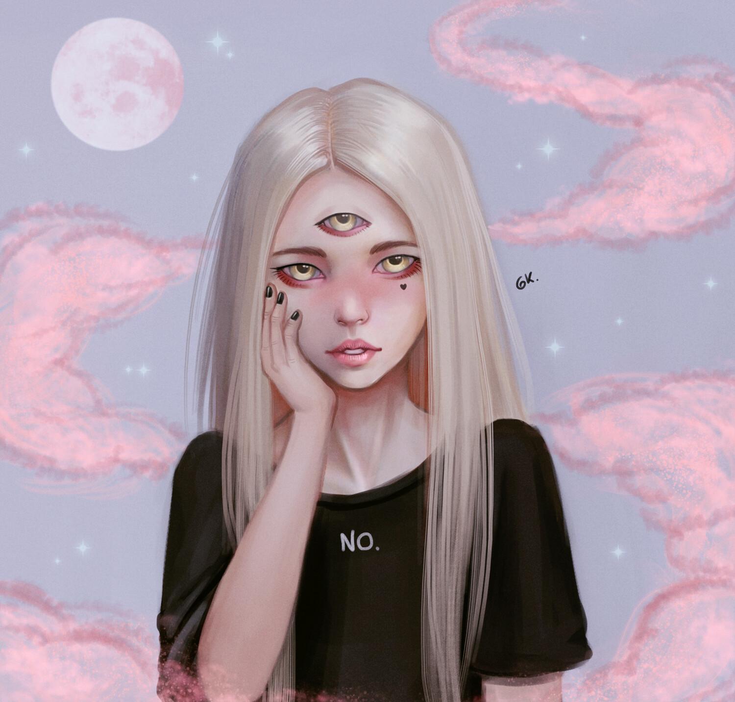 Artstation Alien Girl Gato Kumn