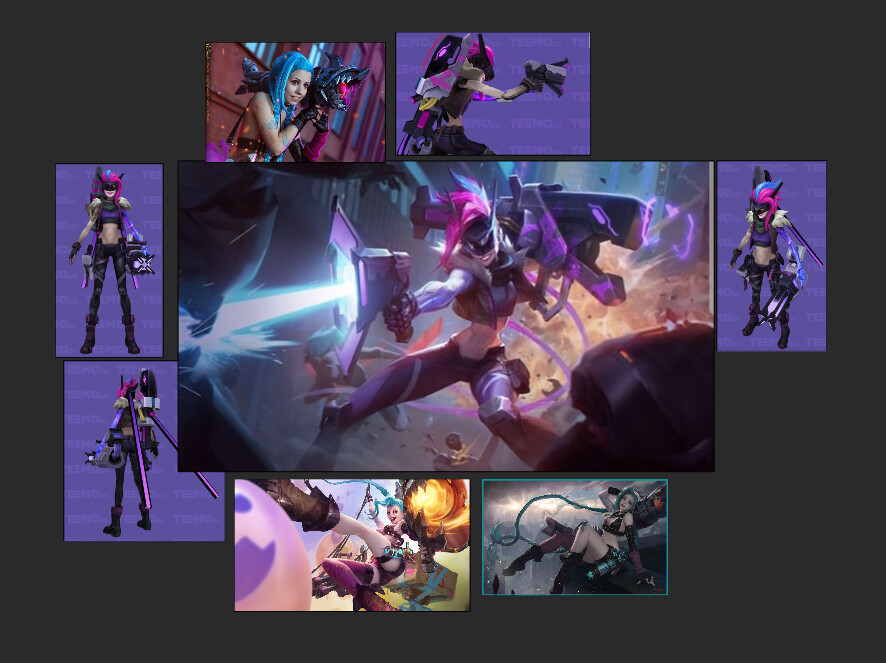 Artstation League Of Legends Jinx Sl Ax
