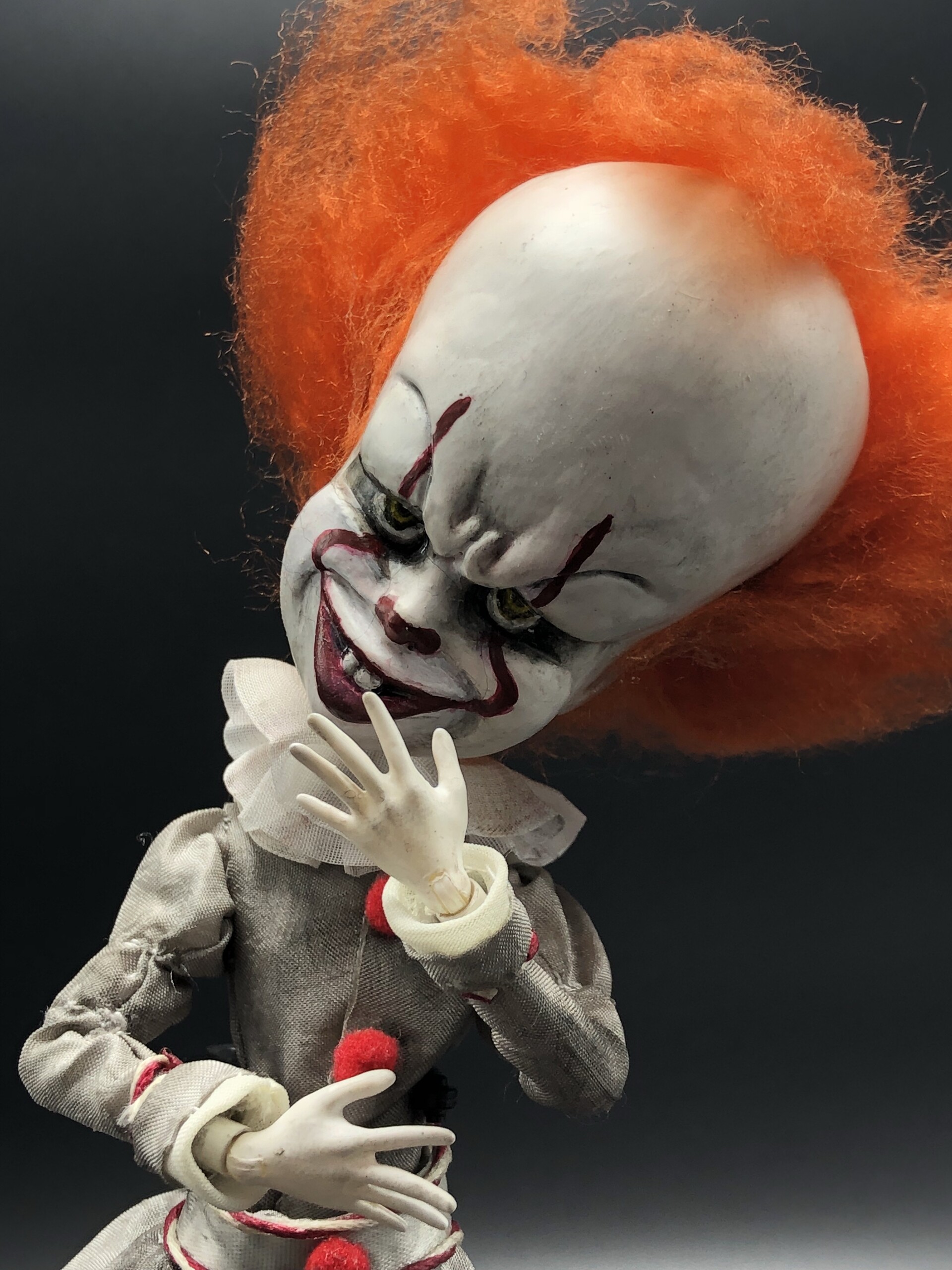 Jennifer Kutchaver Pennywise the Clown OOAK doll