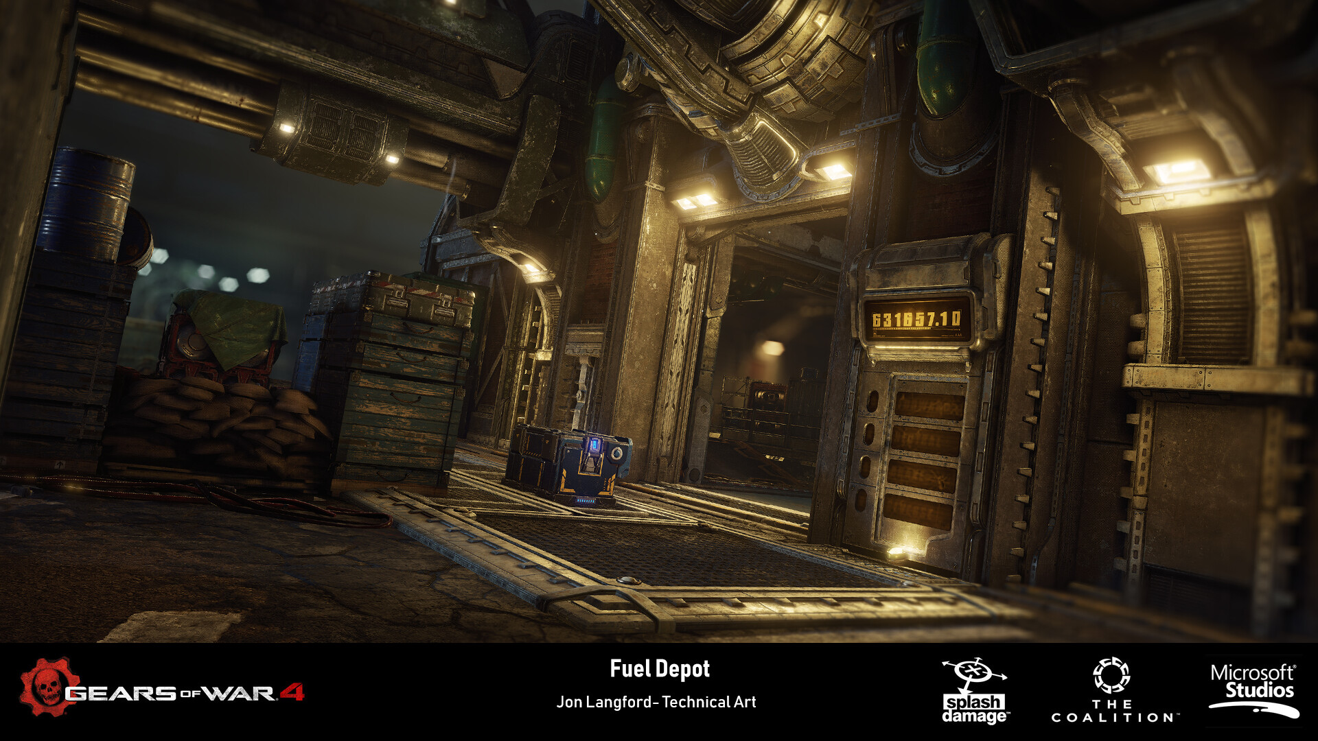 Jon Langford Gears of War 4 Fuel Depot