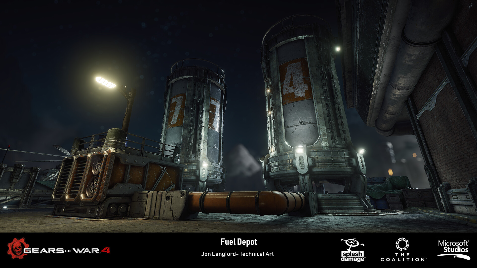 Jon Langford Gears of War 4 Fuel Depot