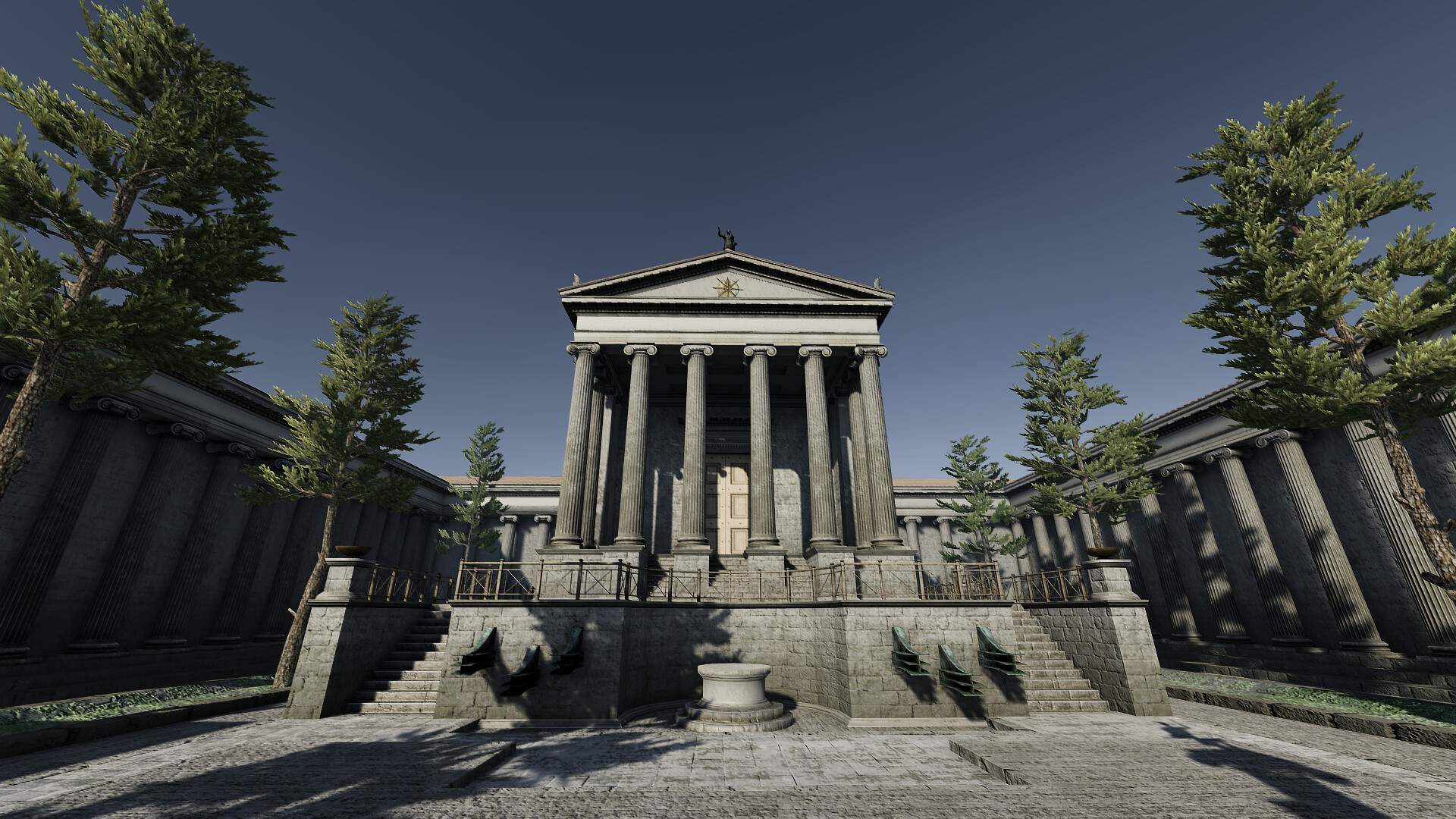 Simon Solovev Temple of Divus Iulius