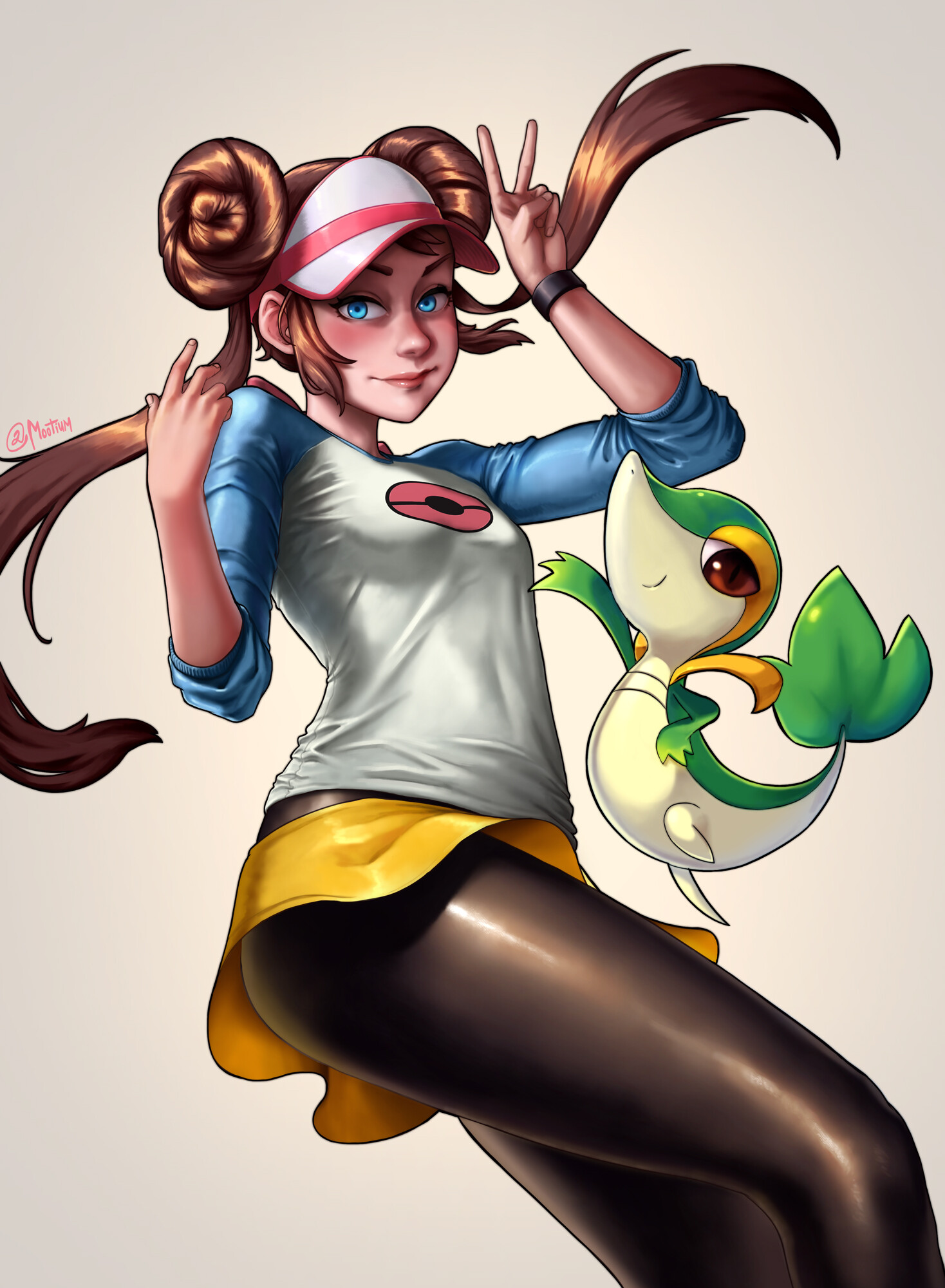 Artstation Rosa Pokemon Mootium Diaz