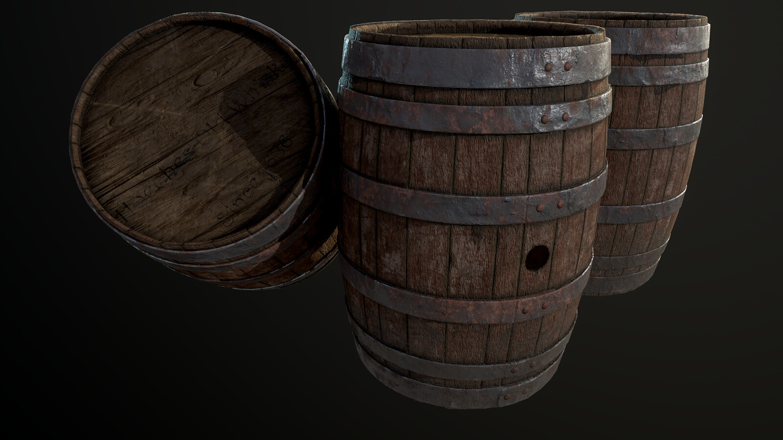 Hoeches Old Whiskey/ Old Wood Barrel