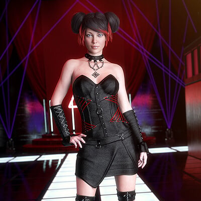 Cecile decourt cake one dark whisper outfit 01