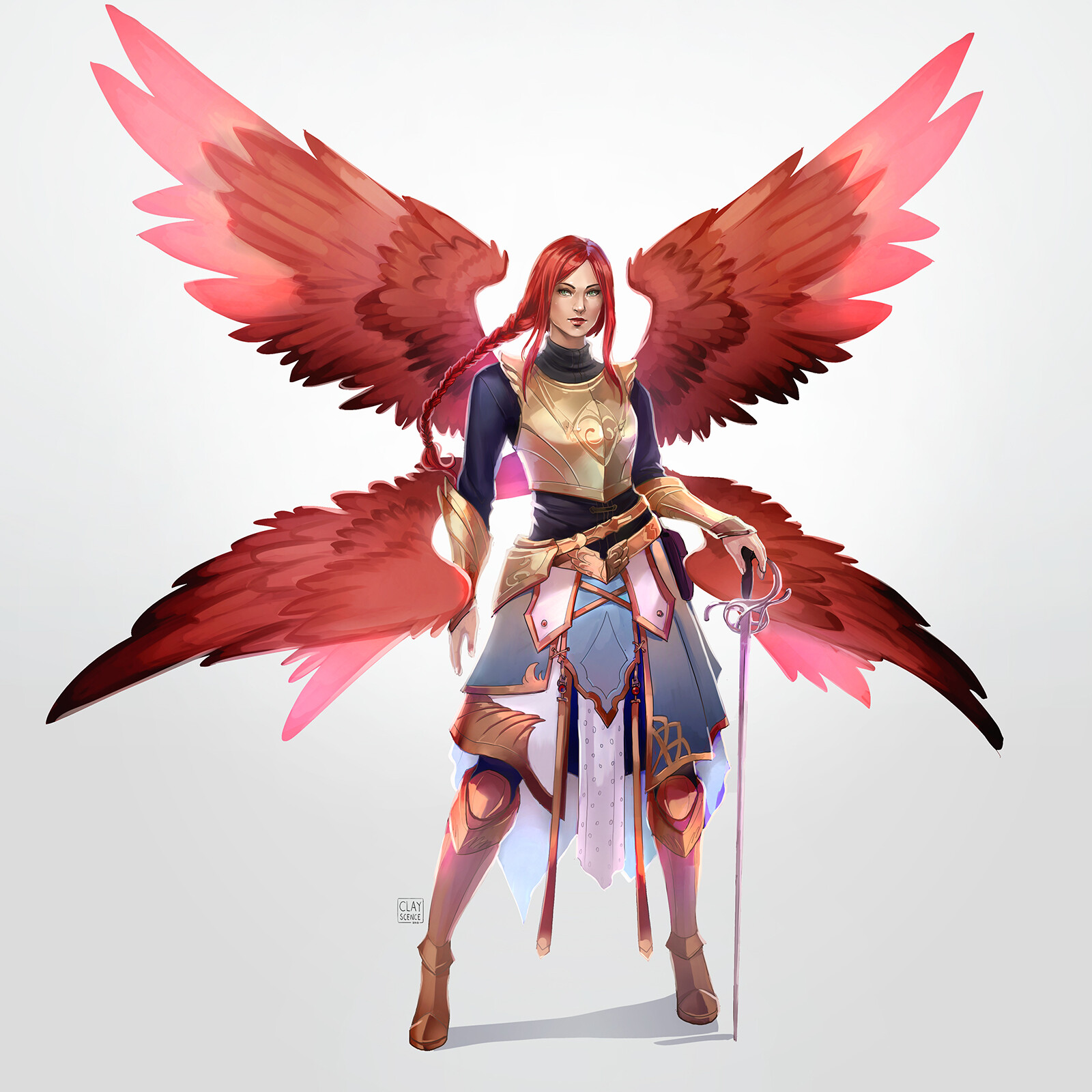 Концепт персонажа ангел