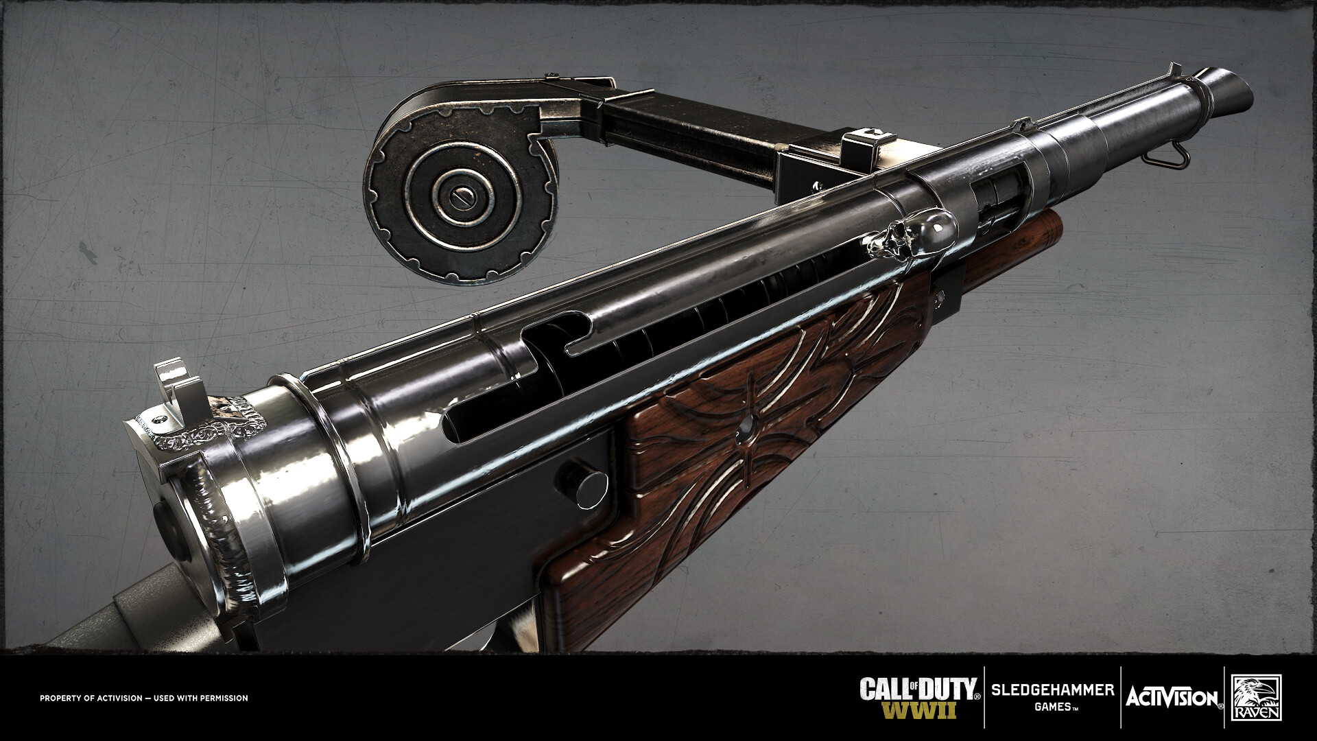 Artstation Sten Smg Justin Lamperski