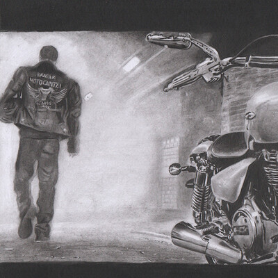 Gildheikson Silva - biker and motorcycle (motoqueiro e moto)