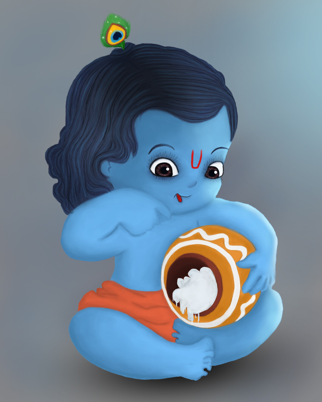 ArtStation - Little Krishna