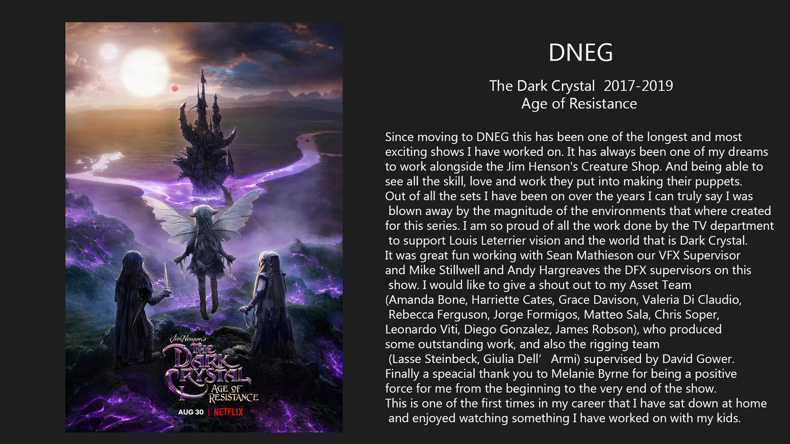 The Dark Crystal age of resistance