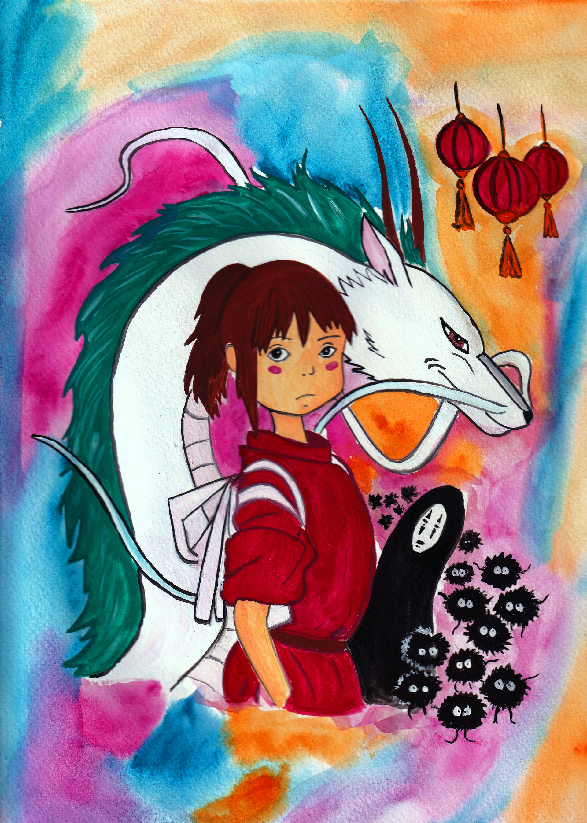 ArtStation - Spirited Away Inspired...