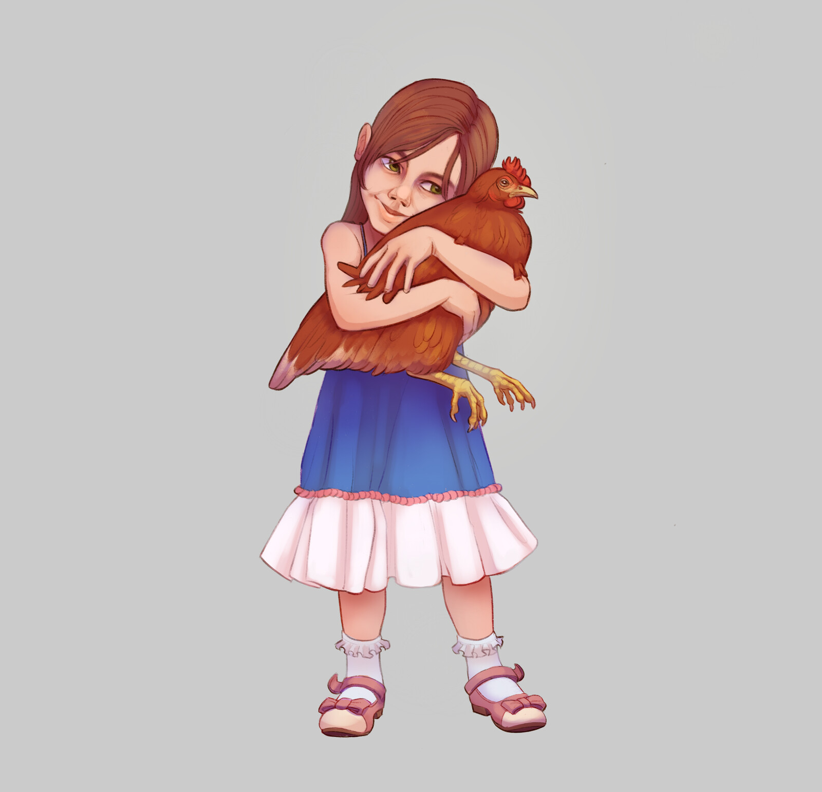 young chicken lover girl