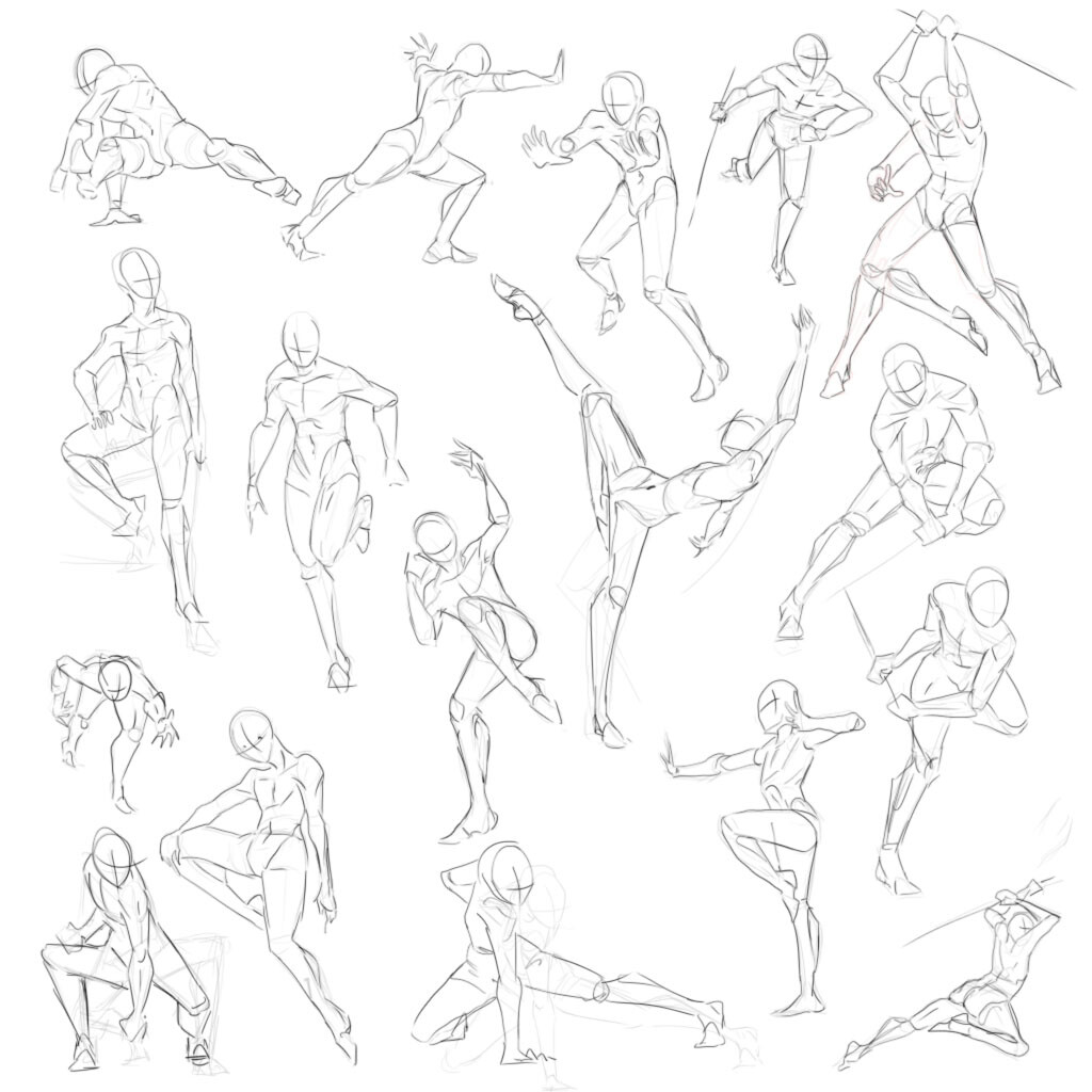 Female action poses by aliceazzo on deviantART | Drawing poses, Female  action poses, Figure drawing