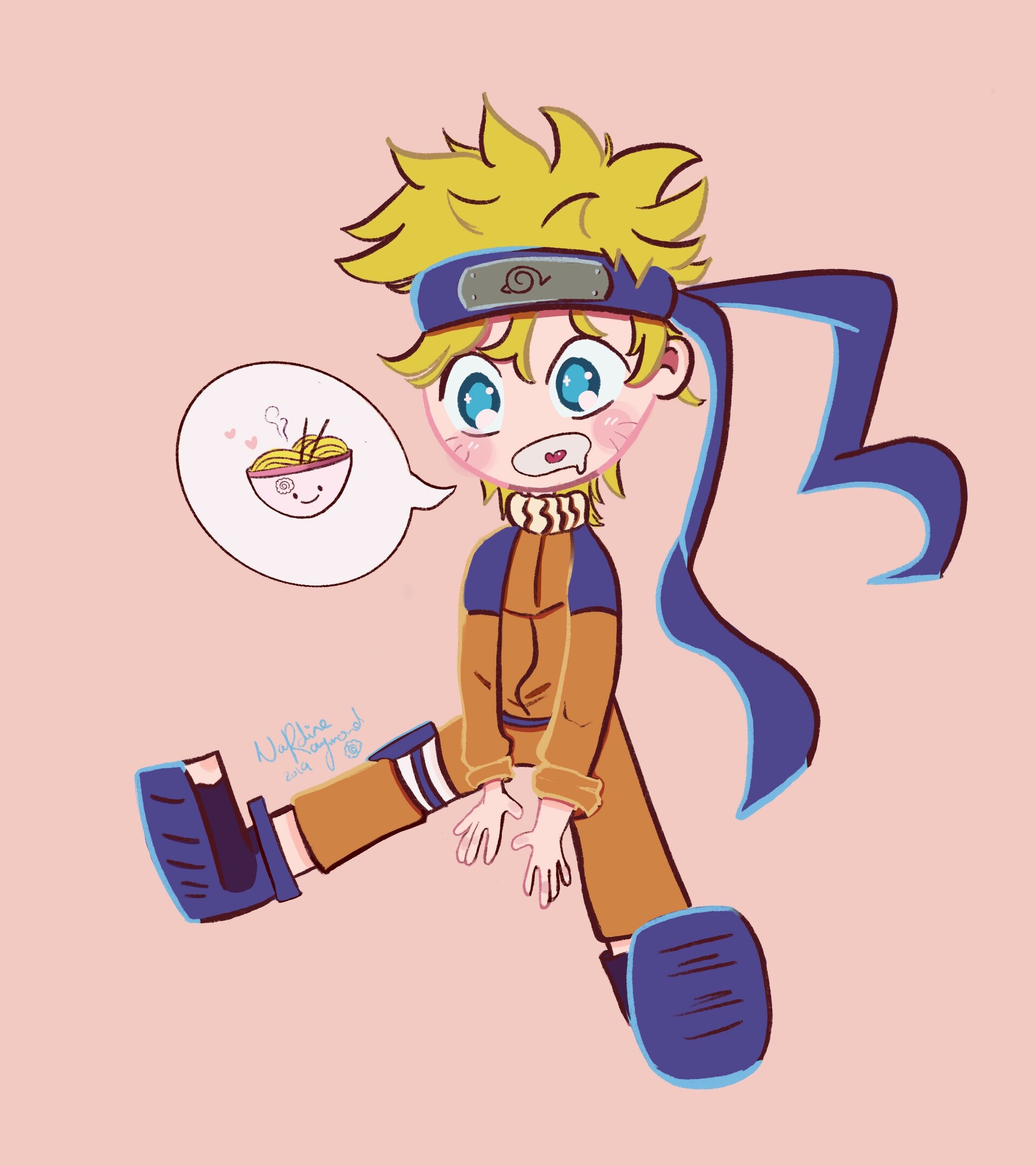 Artstation Naruto Chibi Fanart Nardine Raymond