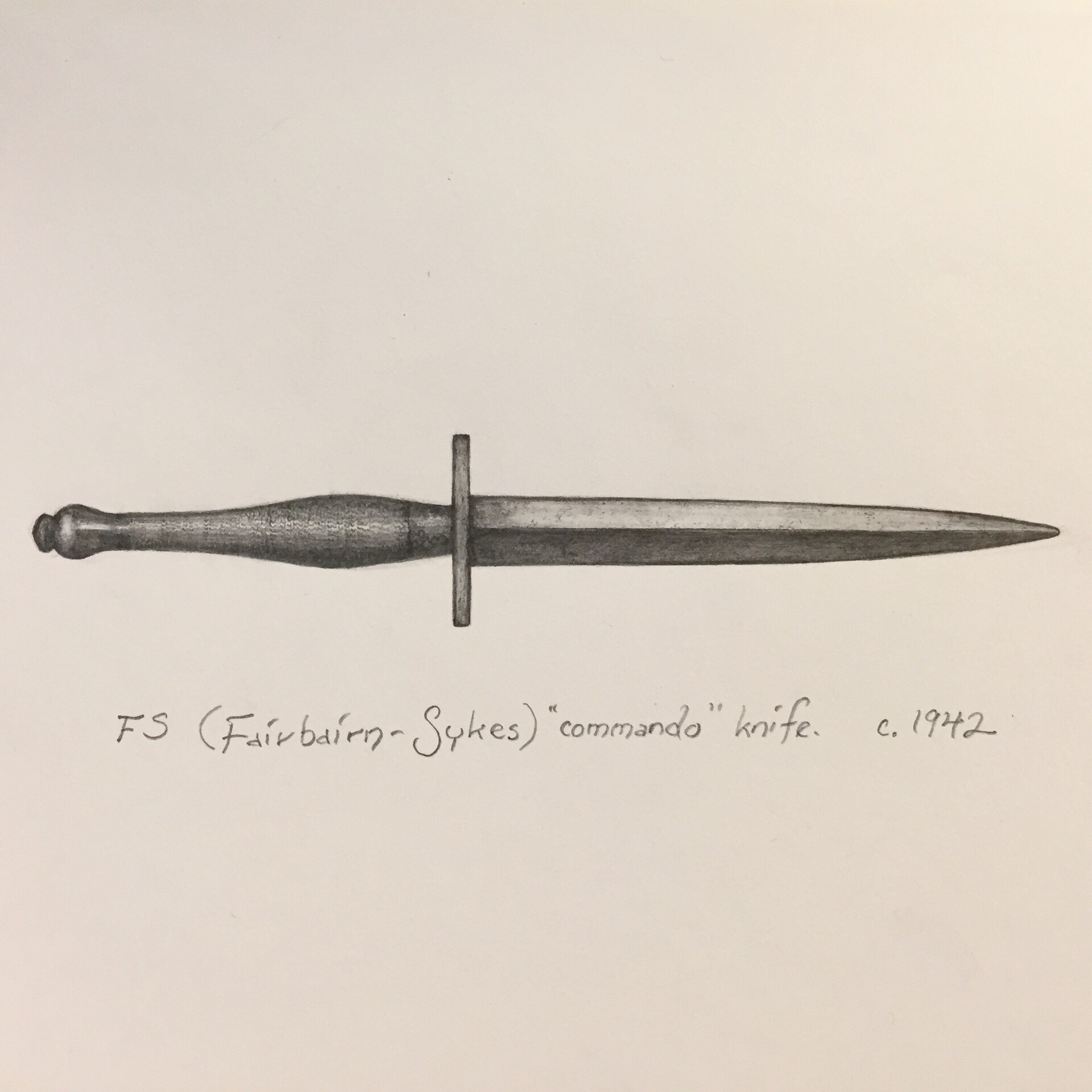Samhlaoch Swords Fairbairn Sykes Knife Study