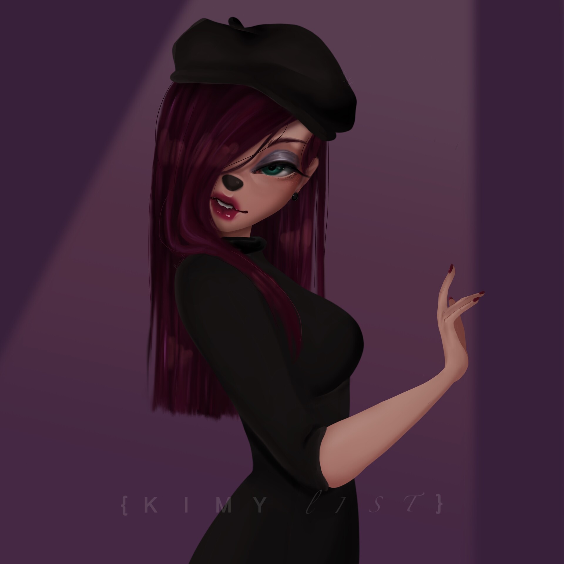 Artstation Beret Girl 