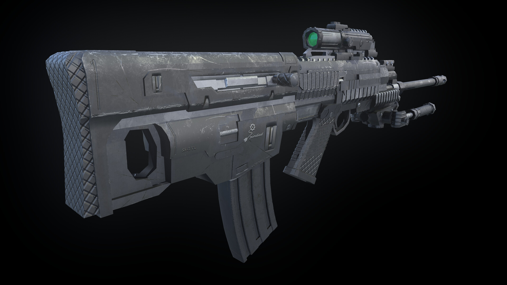 youseuf 98 - Pindad SS3 V4 Sharpshooter Bullpup 3D