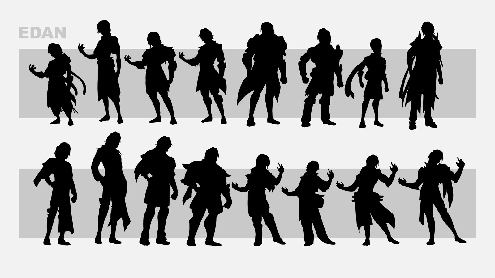 Edan's silhouette exploration