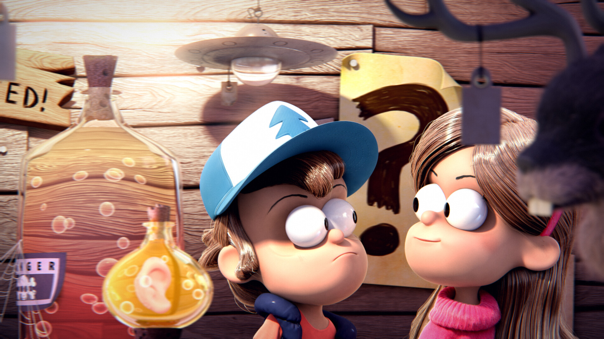 Artstation Free Gravity Falls Charactes Rigged Yuri Muzyrya