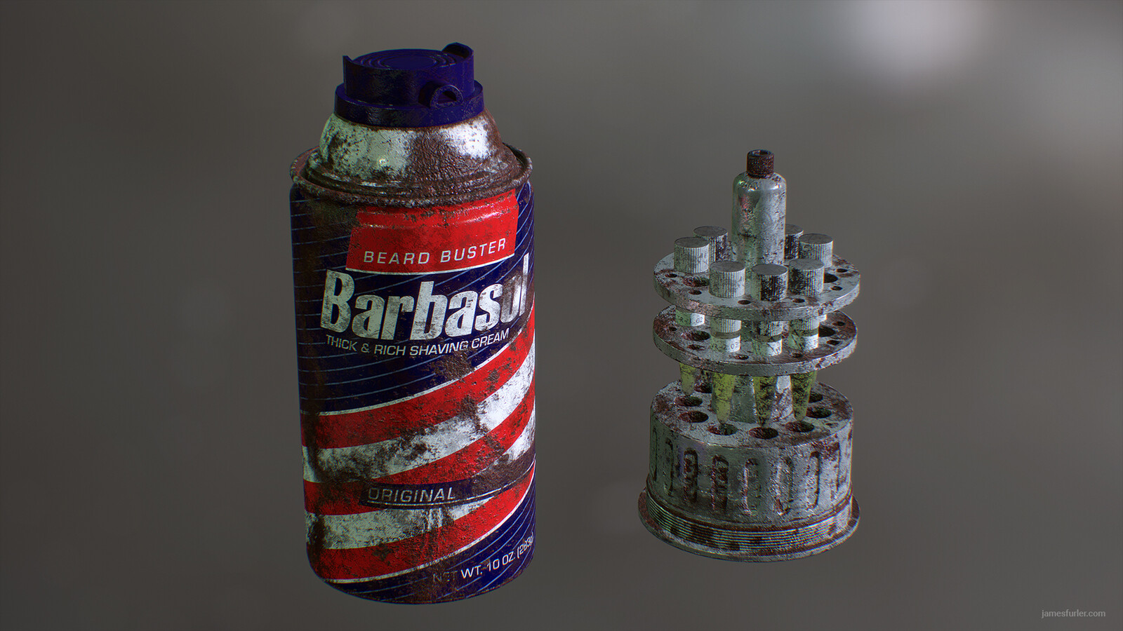Damaged - Rusty and muddy