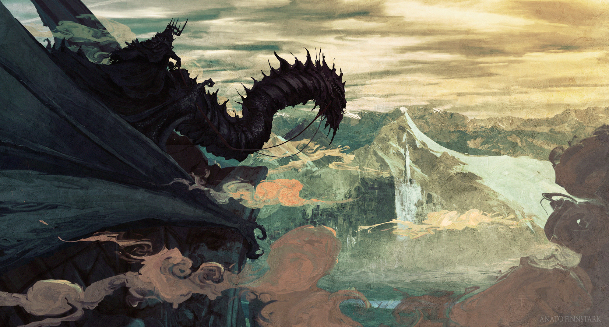 Artstation Witch King Of Angmar Lotr Gif Process Anato Finnstark,Anime Korean Cute Wallpaper Hd