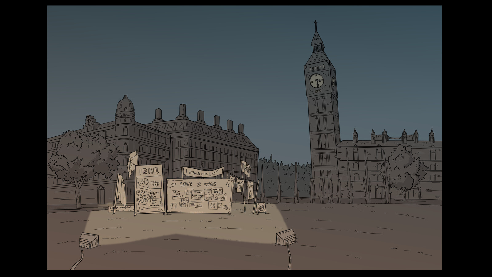 Background - Brian Haw Parliament