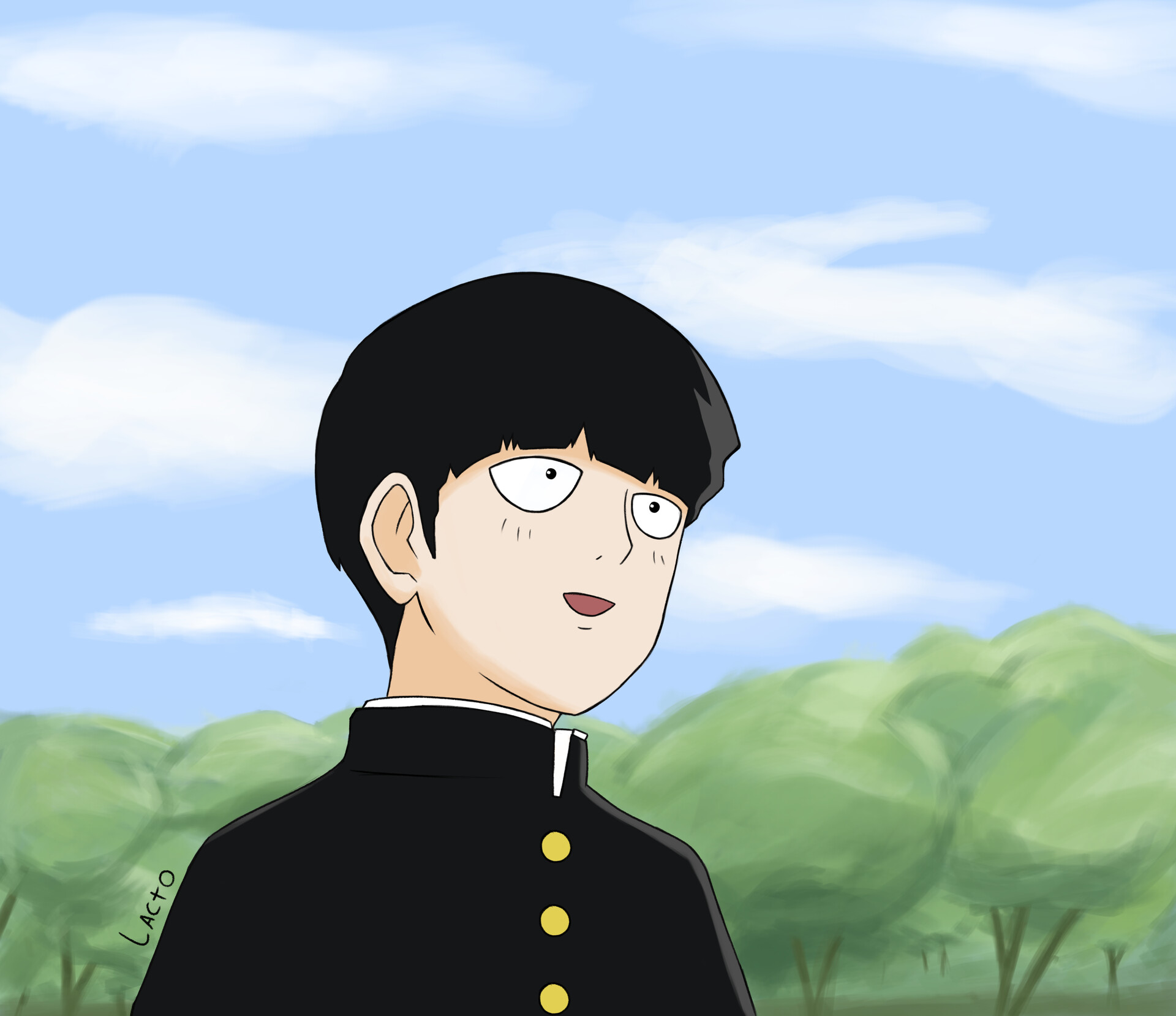 ArtStation - Kageyama Shigeo - Mob Psycho 100