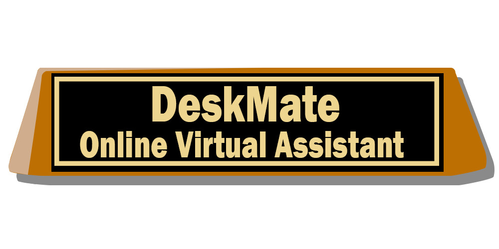 A static version of the desk nameplate icon