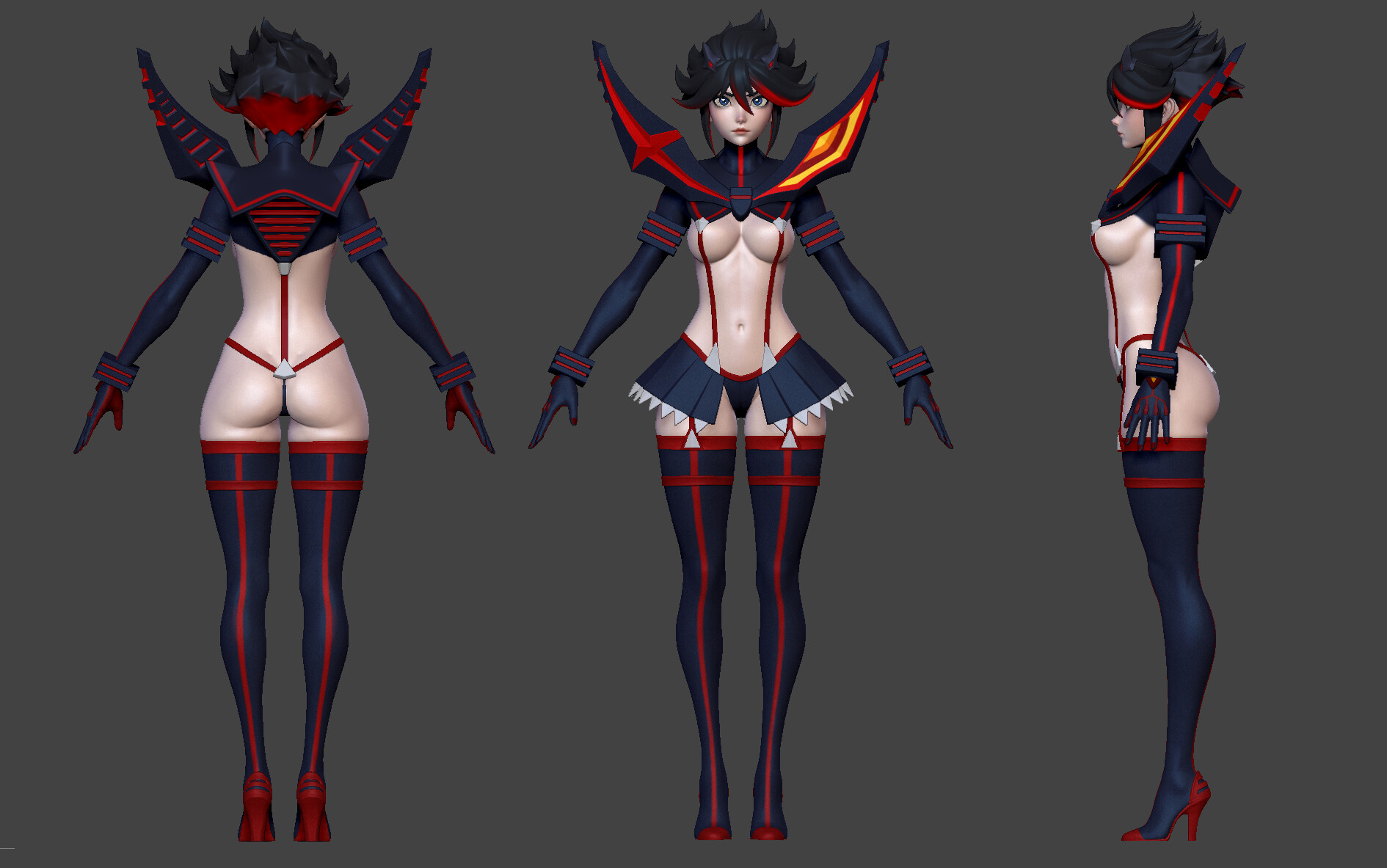 Artstation Kill La Kill Ryuko Matio Fan Art
